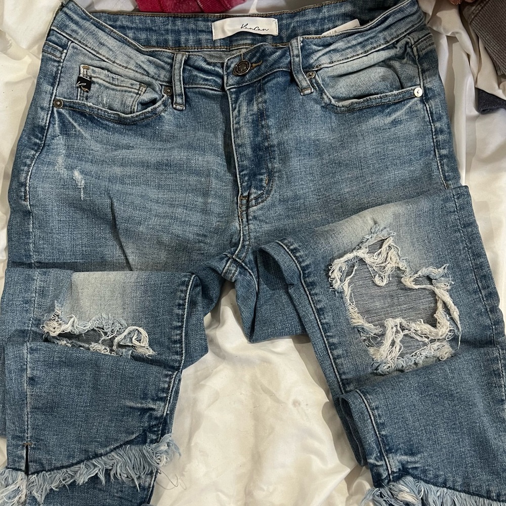 KanCan Distressed Blue Jeans